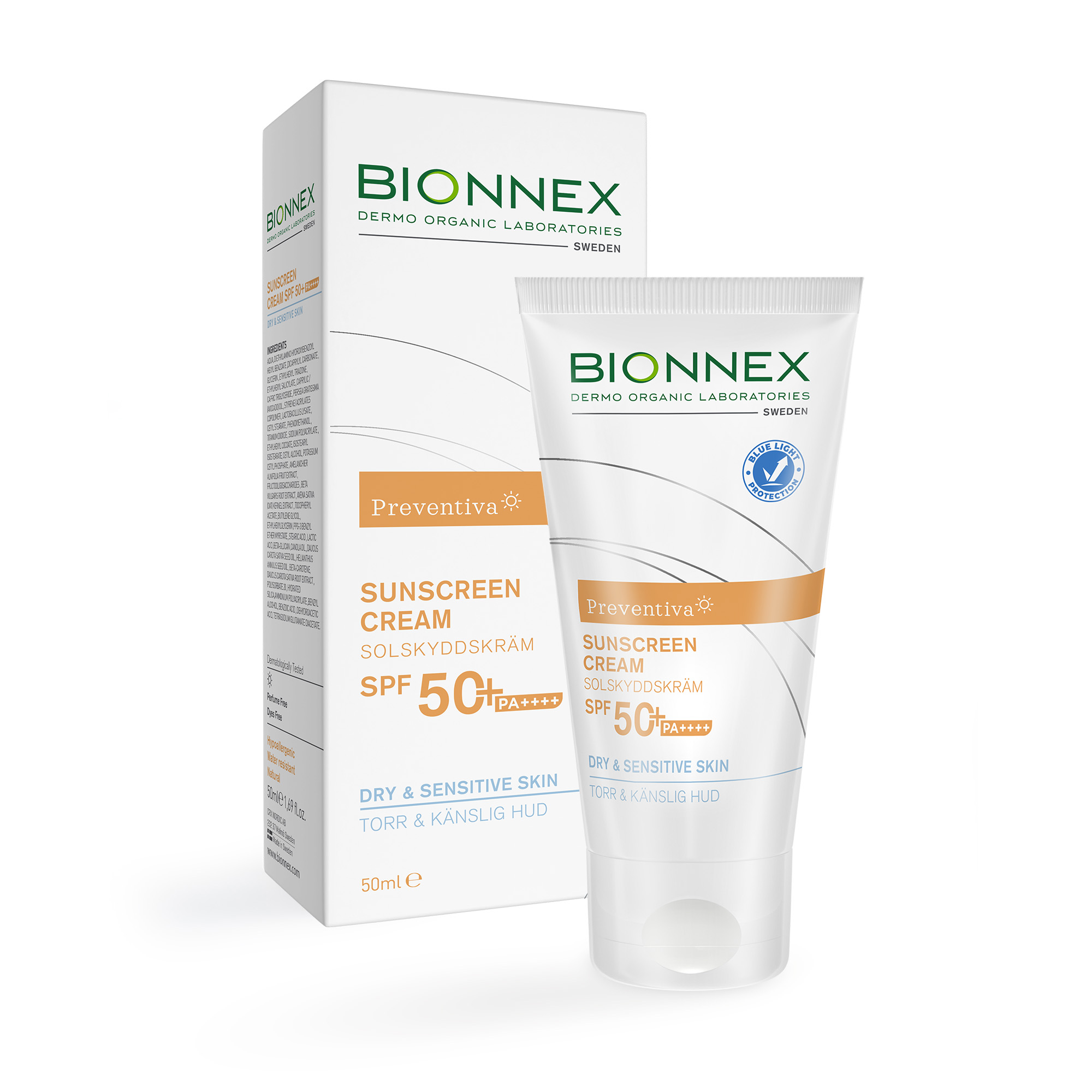 Preventiva - SUNSCREEN CREAM Dry & Sensitive - 50 ml